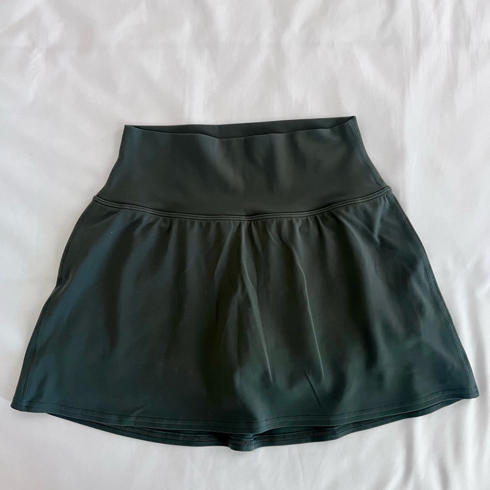 Lululemon Align High Rise Skirt in Dark Forest